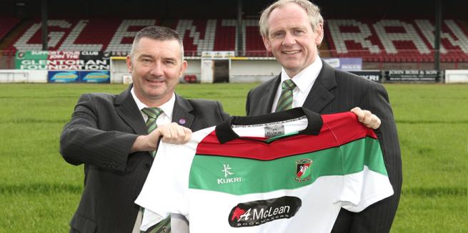 McLeans kicks off Glentoran FC sponsorship